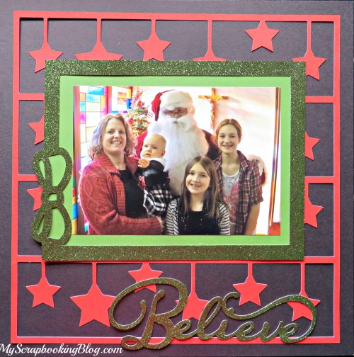 Believe Christmas Layout by Wendy Kessler