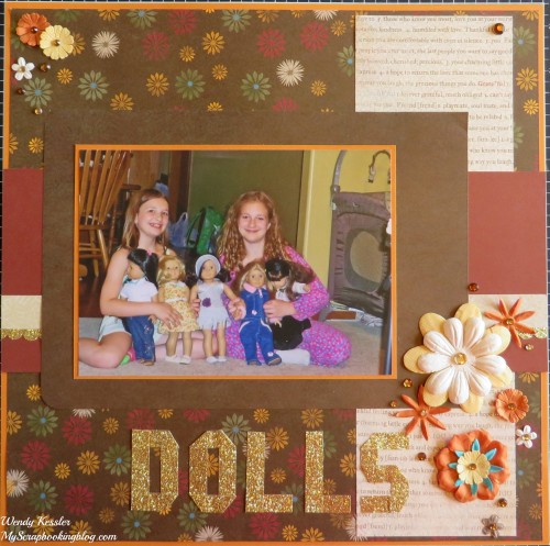 Dolls Layout by Wendy Kessler