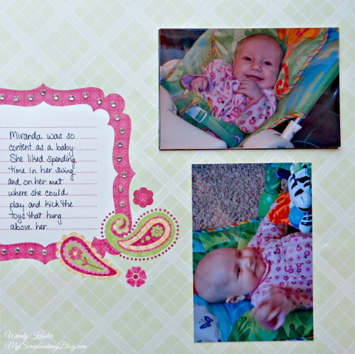 Baby Layout by Wendy Kessler