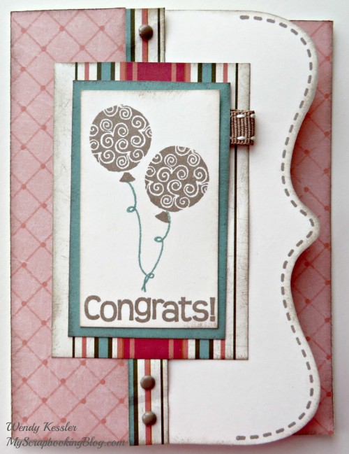 Congrats Card by Wendy Kessler