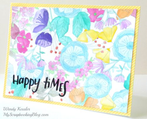 Happy Times Card by Wendy Kessler