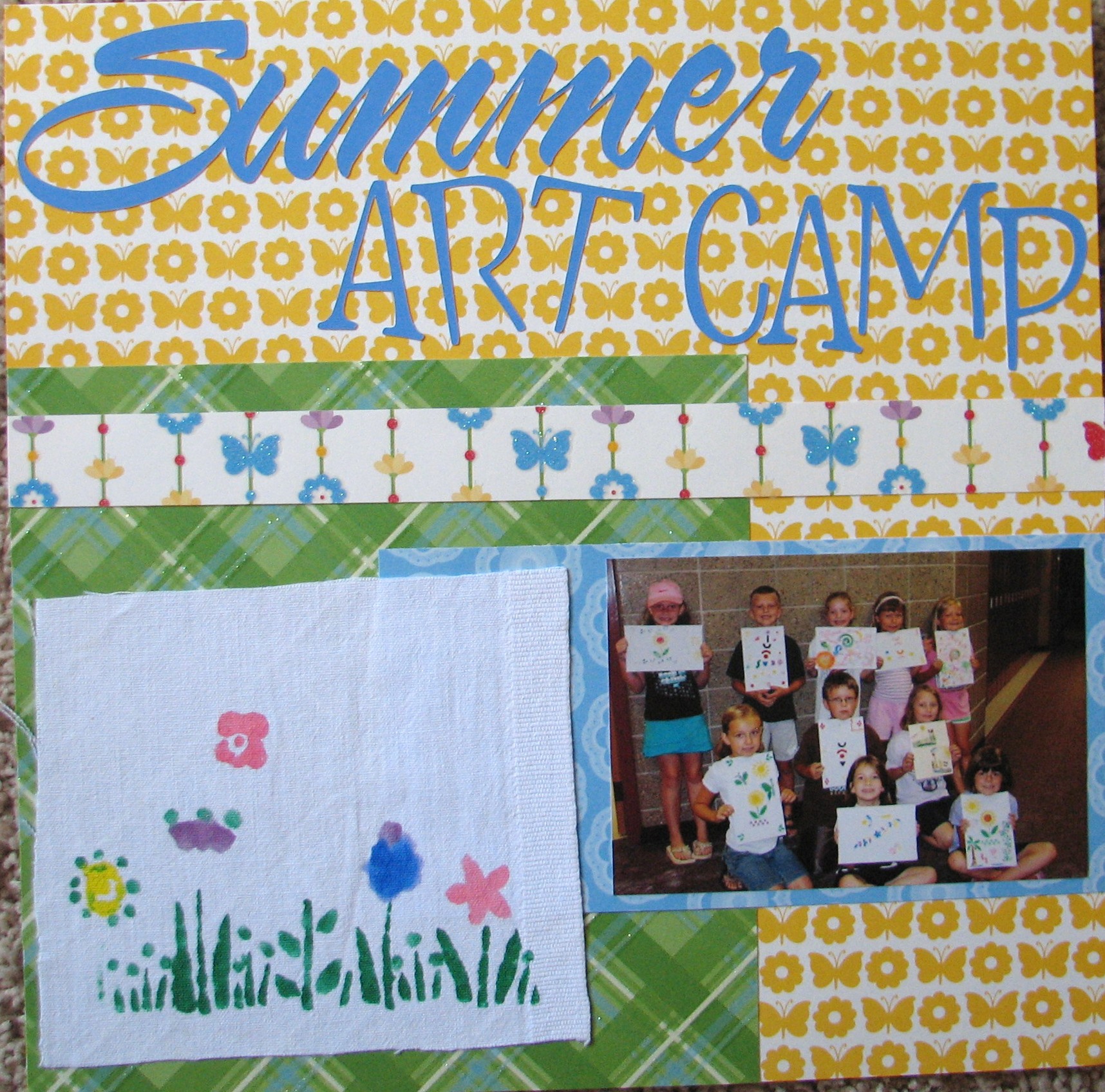Summer Art Camp Layout