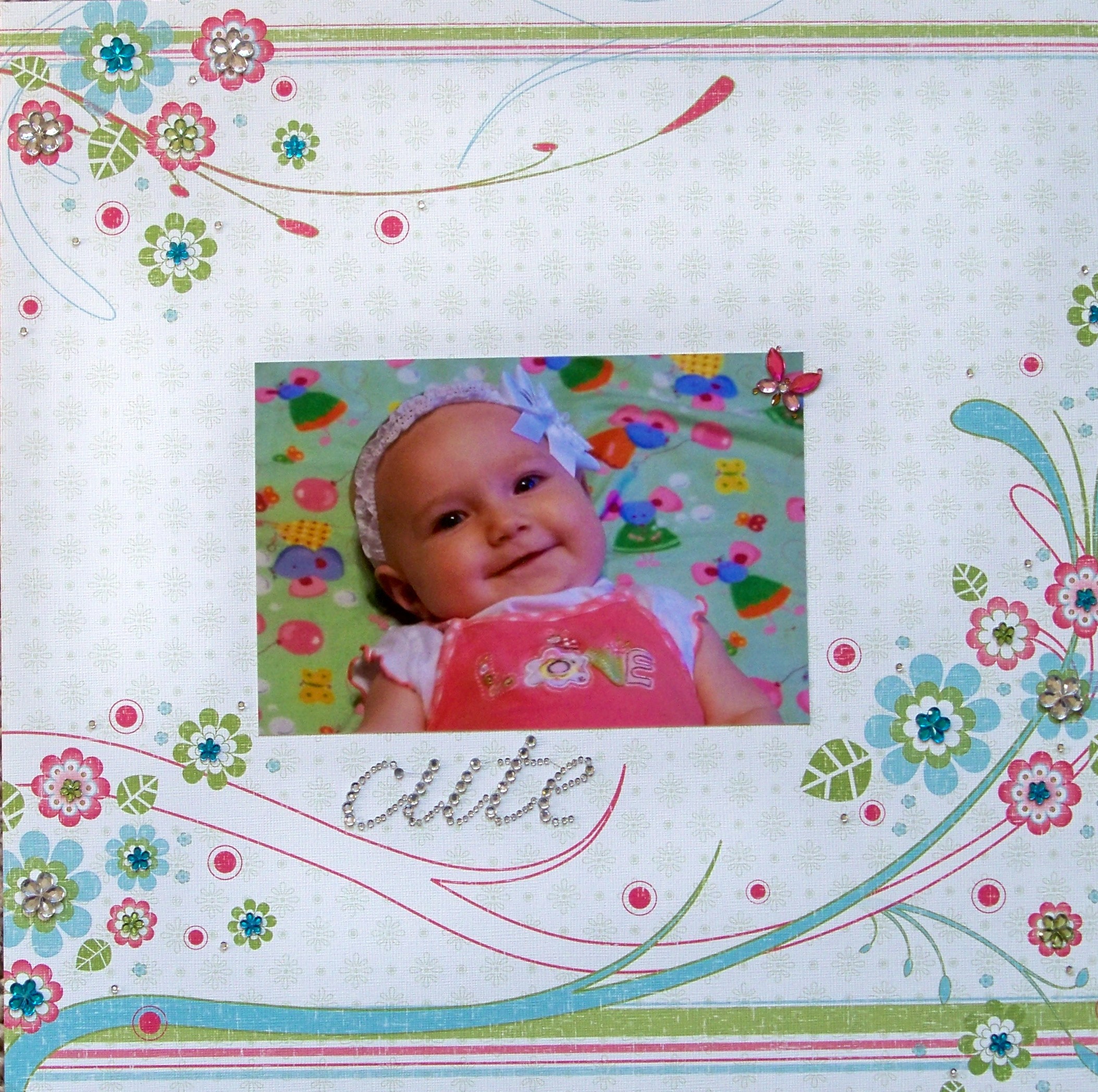 Cute baby layout