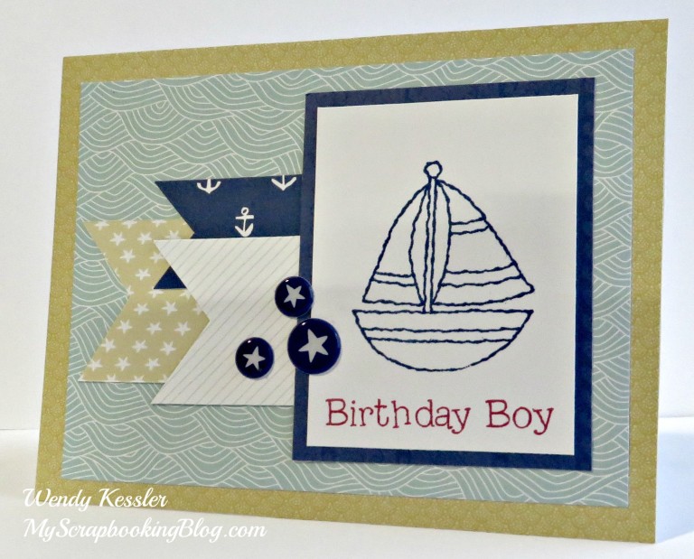 Birthday Boy Sailboat Cards