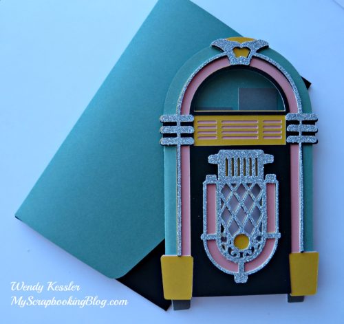 Cricut Jukebox Card - My Scrapbooking Blog