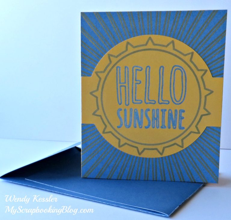 Hello Sunshine Card