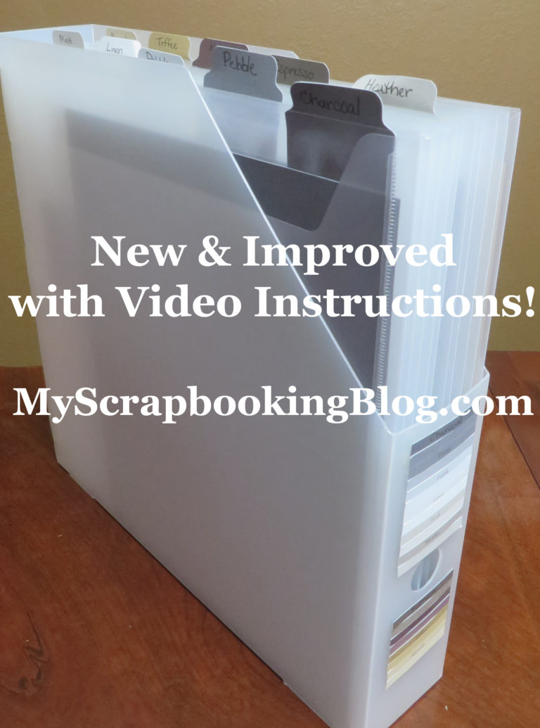 Organizing Cardstock & Scraps – New & Improved!