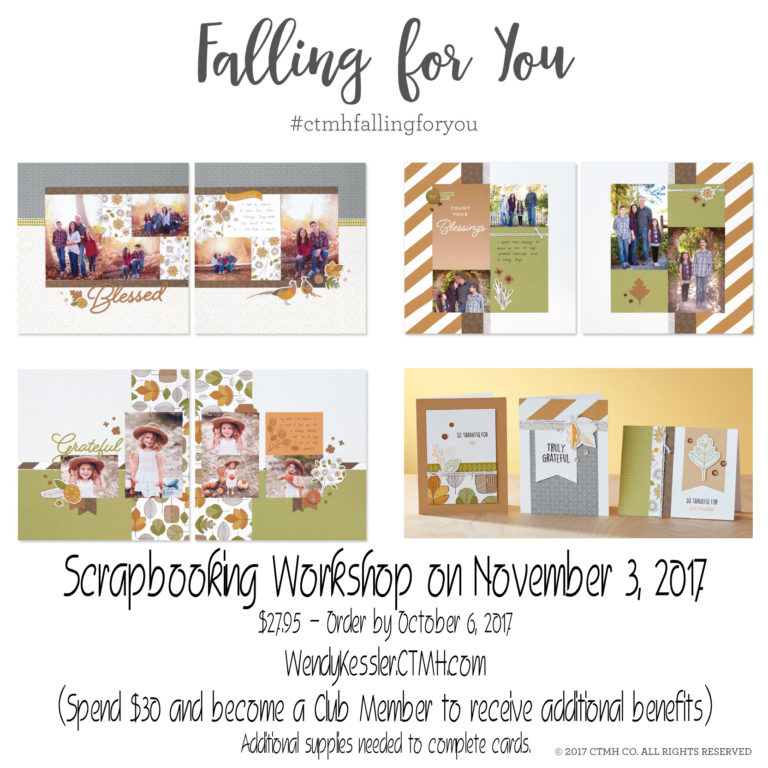 Falling For You Scrapbooking Workshop Your Way