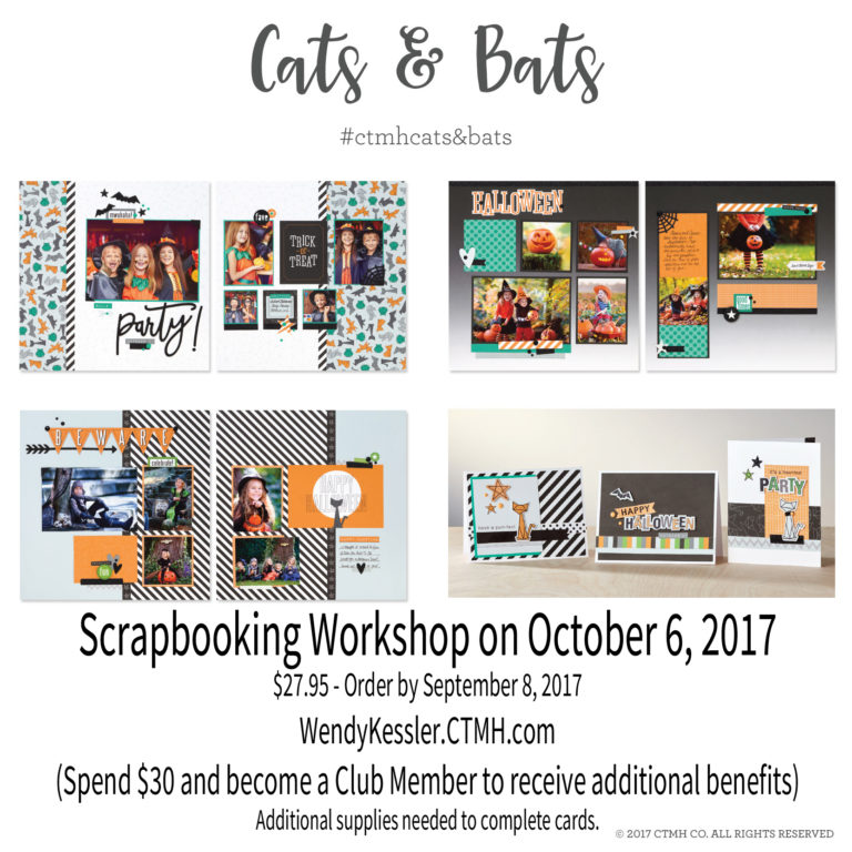 Cats & Bats Scrapbooking Workshop Your Way