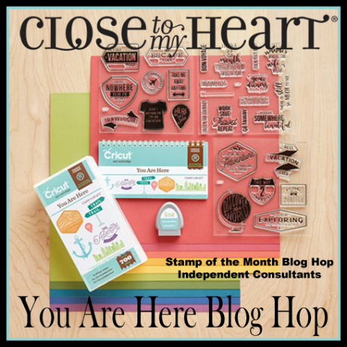 Cricut You Are Here Collection Blog Hop