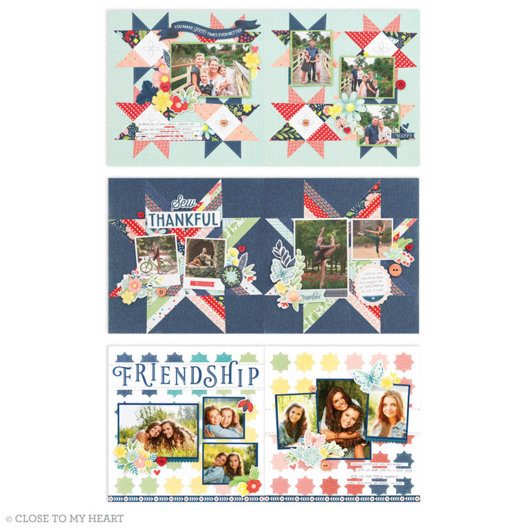 Stitched Together Scrapbooking Workshop Kit