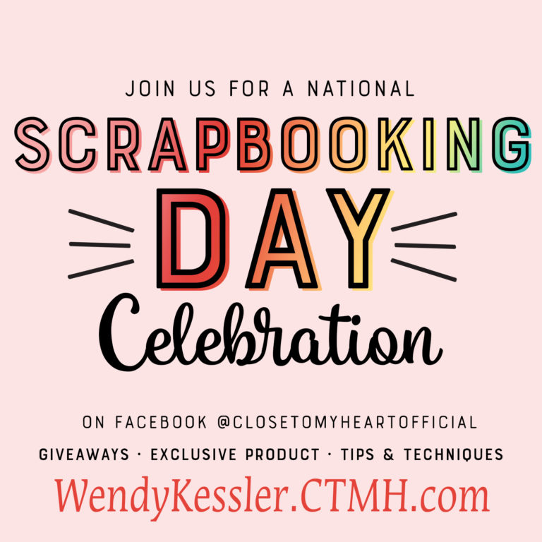 Celebrate National Scrapbooking Day!