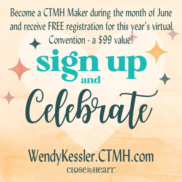 Sign up as a CTMH Maker and Celebrate!