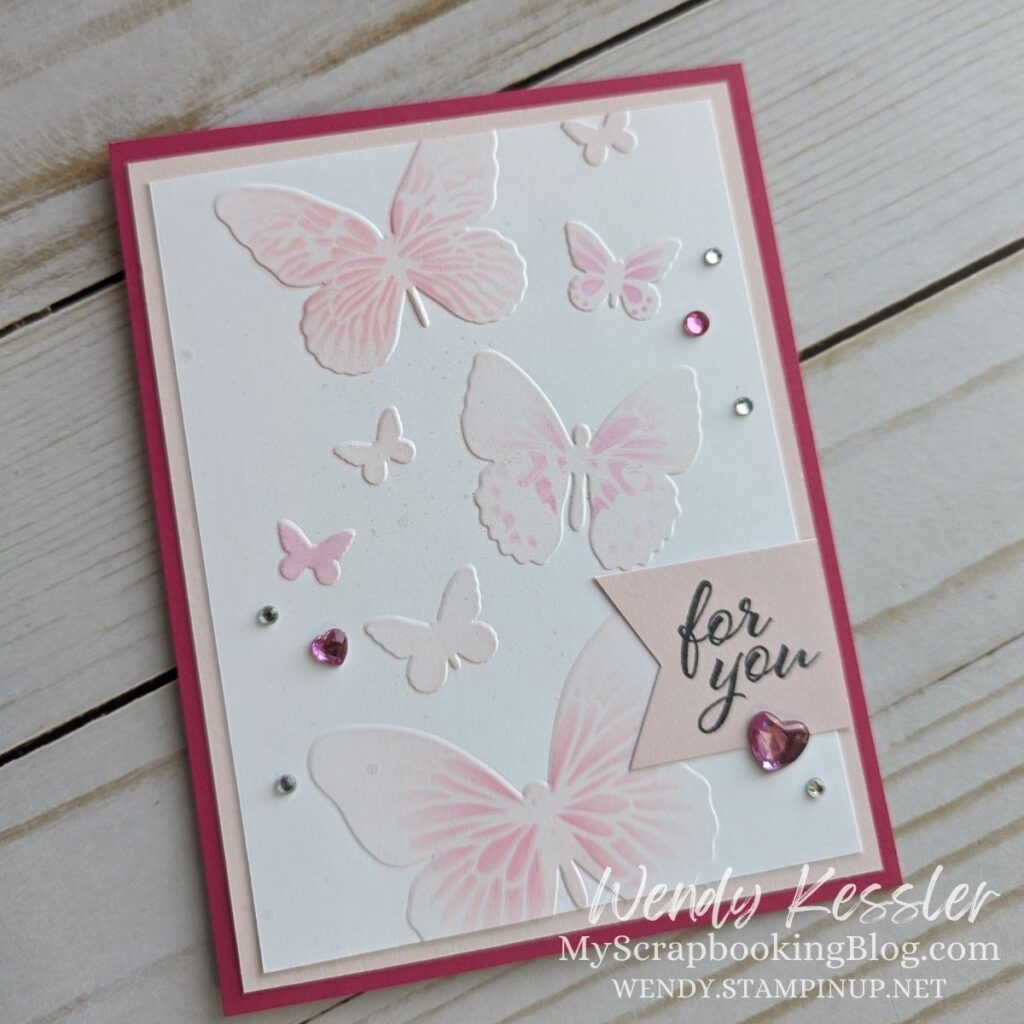 butterfly card stencil