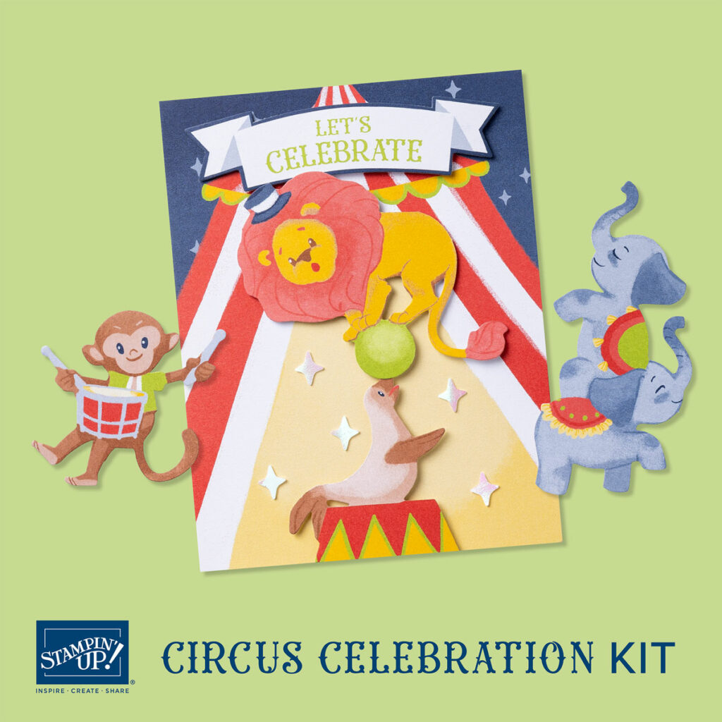 Circus Celebration Kit - New July card kit