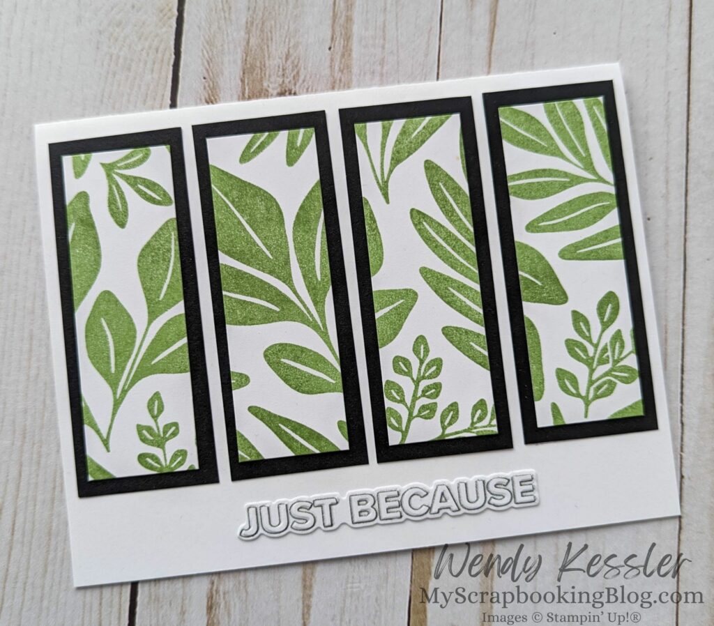 Just Because - Leaf Collection Card